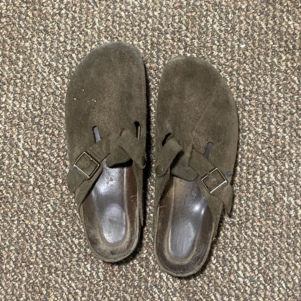 birkenstock boston suede size 11